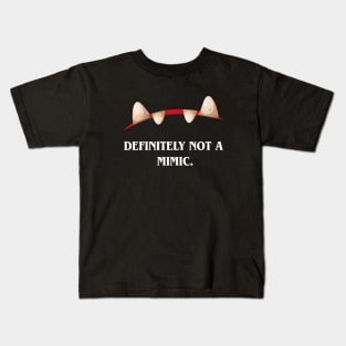 Funny Not a Mimic Tabletop RPG Meme Kids T-Shirt